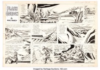 Mac Raboy Flash Gordon Sunday Comic Strip..., 1961 Mac Raboy Flash Gordon Sunday Comic Strip..., 1961