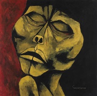 Cabeza en amarillos, 1980