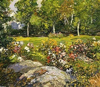 The Studio Garden - Sold by Edward Willis Redfield