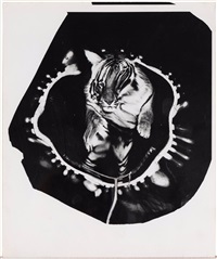 Jumping Tiger (triptych), 1950