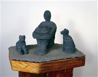 Gad with Dogs, ca. 1990