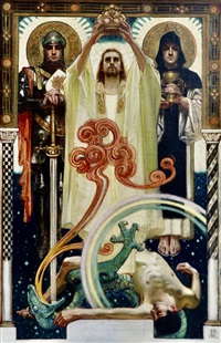 Christ with Sainted Knights, 1900