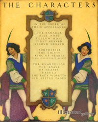 The Knave of Hearts: List of Characters, 1923