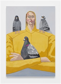 Emily with Pigeons, 2020