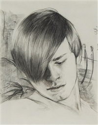 Untitled (Young Man Looking Down), ca. 2000