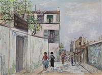 Montmartre, rue du Mont-Cenis, 1934