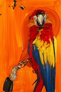 Sans titre (perroquet sur pouce), 2011