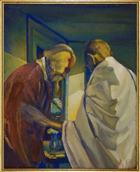 Untitled (Tagore and Gandhi)