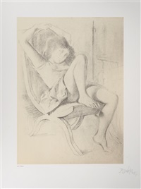 Young Girl Stretching, 1994