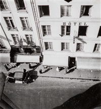 Hotel Façade From Above, Paris, (Façade de..., 1935