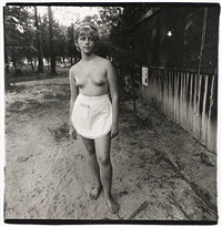 Waitress, Nudist Camp, N.J., 1963