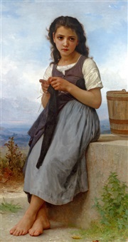 La tricoteuse (The Knitting Girl), 1884