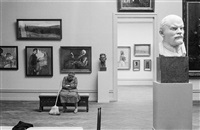 Napping with art, New York, c.1960s, 1960