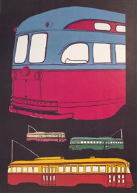 Streetcar Circus 5/20 - figurative, playful, , 1971