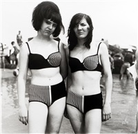 Two Girls in Matching Bathing Suits, Coney..., 1967