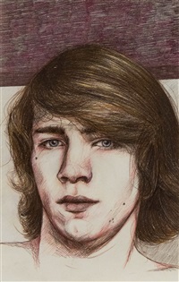Untitled (Young Man Looking Straight..., ca. 2000