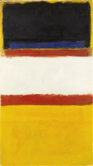 Untitled (Red, Yellow, Blue, Black and White), 1950