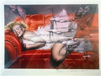 MARILYN MONROE ON A COUCH, 2019