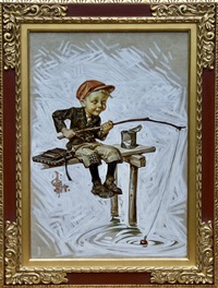 Playing Hooky, Post Cover, 1914