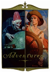 The Adventurers, Post Cover, 1928