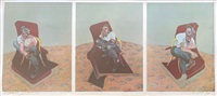 Three Studies for a Portrait of Lucian Freud