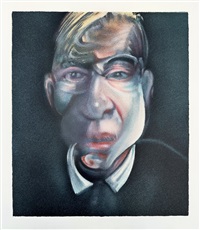 Studies for a Self-portrait, centre panel, 1981