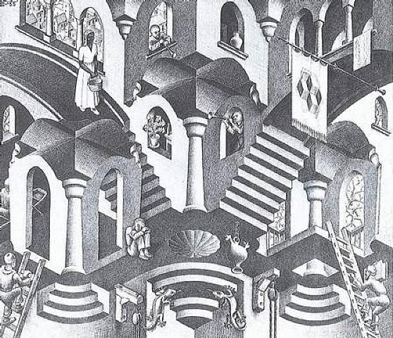 Concave And Convex By M C Escher On Artnet