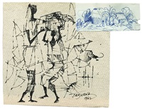 Untitled (Landscape with Figures), 1962