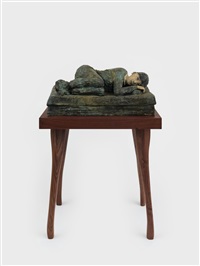 Lying ﬁgure (white cuff), 2021