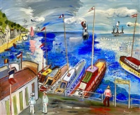 Bateaux au port, 1983
