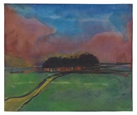 Nordfriesisches Gehöft, ca. 1935