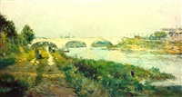 Bord de Seine by Albert Lebourg