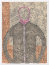 Personaje en gris, 1980