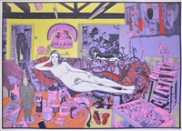 Reclining Artist, 2017