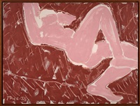 Reclining Pink Nude on Terra Cotta, 1978