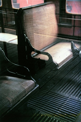 foot on el by saul leiter