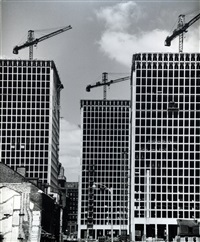 Untitled, Buildings with crane, 1960
