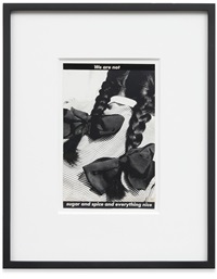 Untitled (We are not sugar and spice and..., 1983