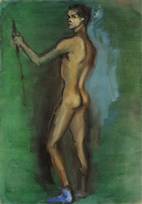 Portrait de Casare Pavani III / Nu debout, 1943–1946