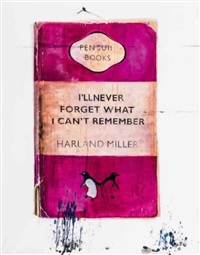I'll Never Forget What I Can't Remember Pink, 2010