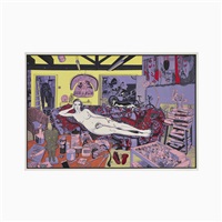 Reclining Artist, 2017