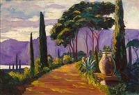 Riviera Scene, ca. 1930