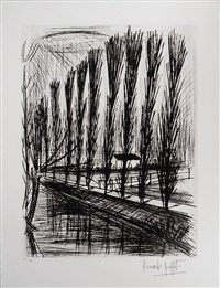 Poplars along the canal, 1996