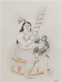 Woman with Monkey, 2008