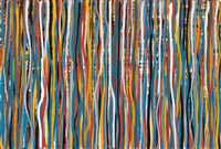 Wavy brustroke diptyque, 1995