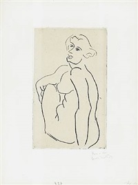 Nu assis, le dos vu de trois-quarts, 1931 Nu assis, le dos vu de trois-quarts, 1931