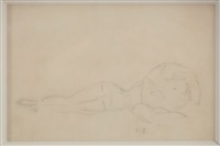Woman lying in swimsuit