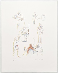 Bistro Sketches, from The Physiology of Taste, 1994