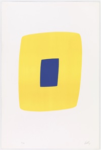  Yellow with Dark Blue, 1964