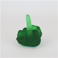 Study of Perspective in Glass (Green), 2020